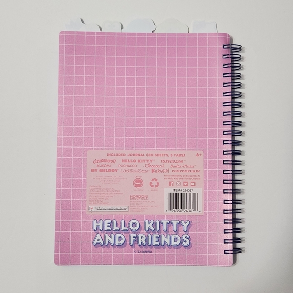 Hello Kitty and friends journal notebook - Picture 4 of 4